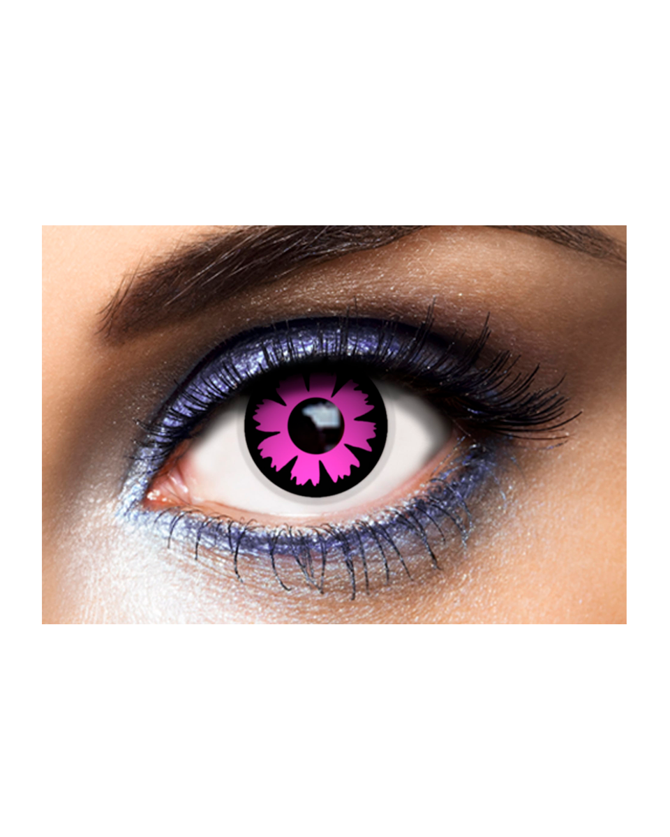 Lentes de contacto fantasia Cyber Purple (2Uds) _1