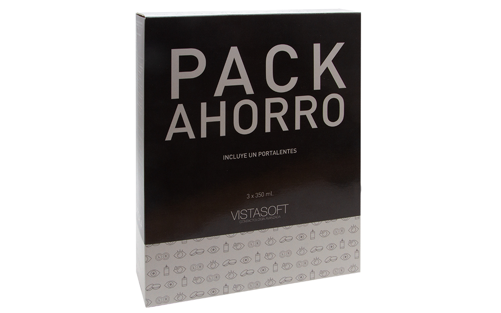 PACK AHORRO  3 VISTASOFT ÚNICA 350 ml 